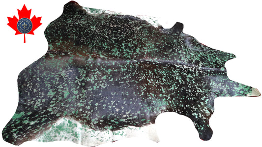 99863 Cowhide rug METALLIC    Collection Quebecuir Premium