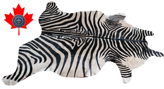 99864 Cowhide rug ZEBRA  Collection Quebecuir Premium