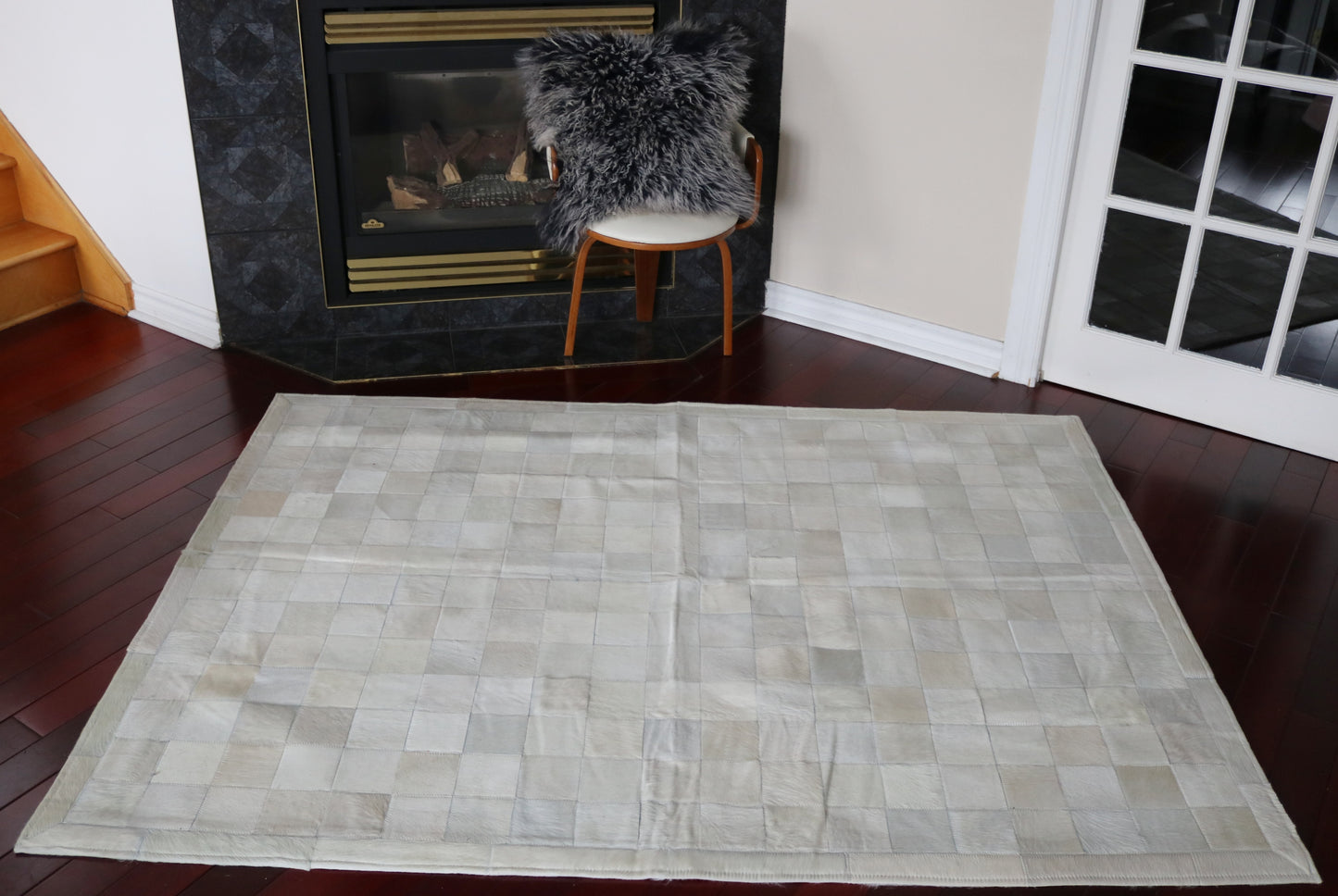 99873 Cowhide rug Patchwork Collection Quebecuir Premium