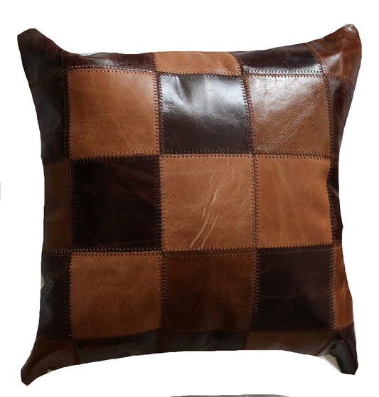 300892  Coussin Peau de Vache Cowhide Pillow Collection Quebecuir Premium