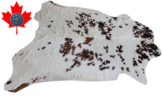 99881 Cowhide rug TRICOLOR    Collection Quebecuir Premium