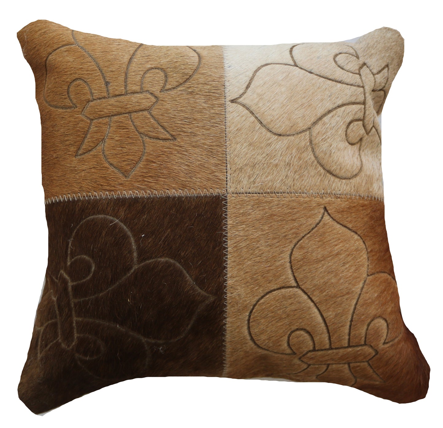 300930 Coussin Peau de Vache Cowhide Pillow Collection Quebecuir Premium