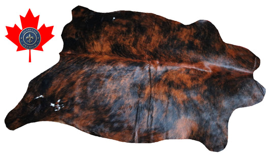 99894 Cowhide rug TRICOLOR    Collection Quebecuir Premium