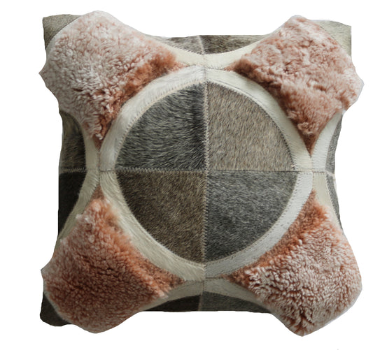 300975 Coussin Peau de Vache Cowhide Pillow Collection Quebecuir Premium