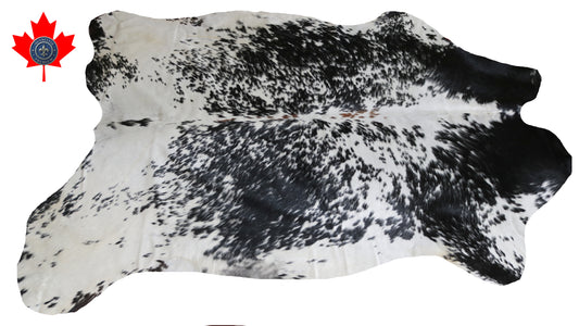 99902 Cowhide rug TRICOLOR    Collection Quebecuir Premium