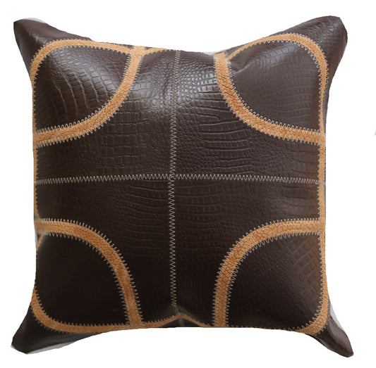 300980 Coussin Peau de Vache Cowhide Pillow Collection Quebecuir Premium