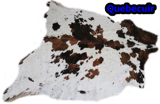 98269 - Cowhide Rug Tapis Peau de Vache TRICOLOR - Collection Quebecuir Premium