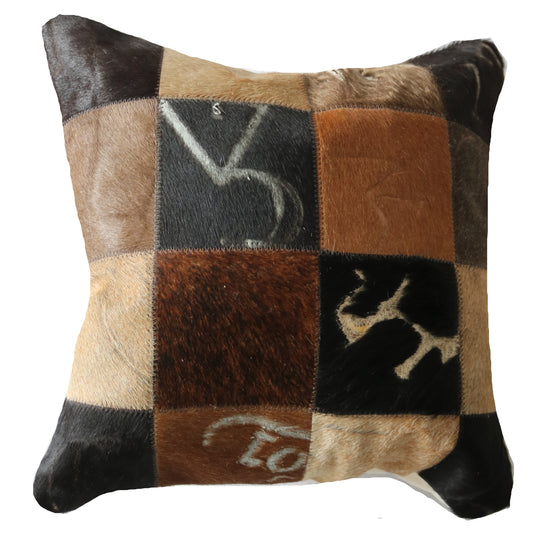 300983 Coussin Peau de Vache Cowhide Pillow Collection Quebecuir Premium