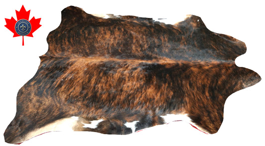 99920 Cowhide rug TRICOLOR    Collection Quebecuir Premium