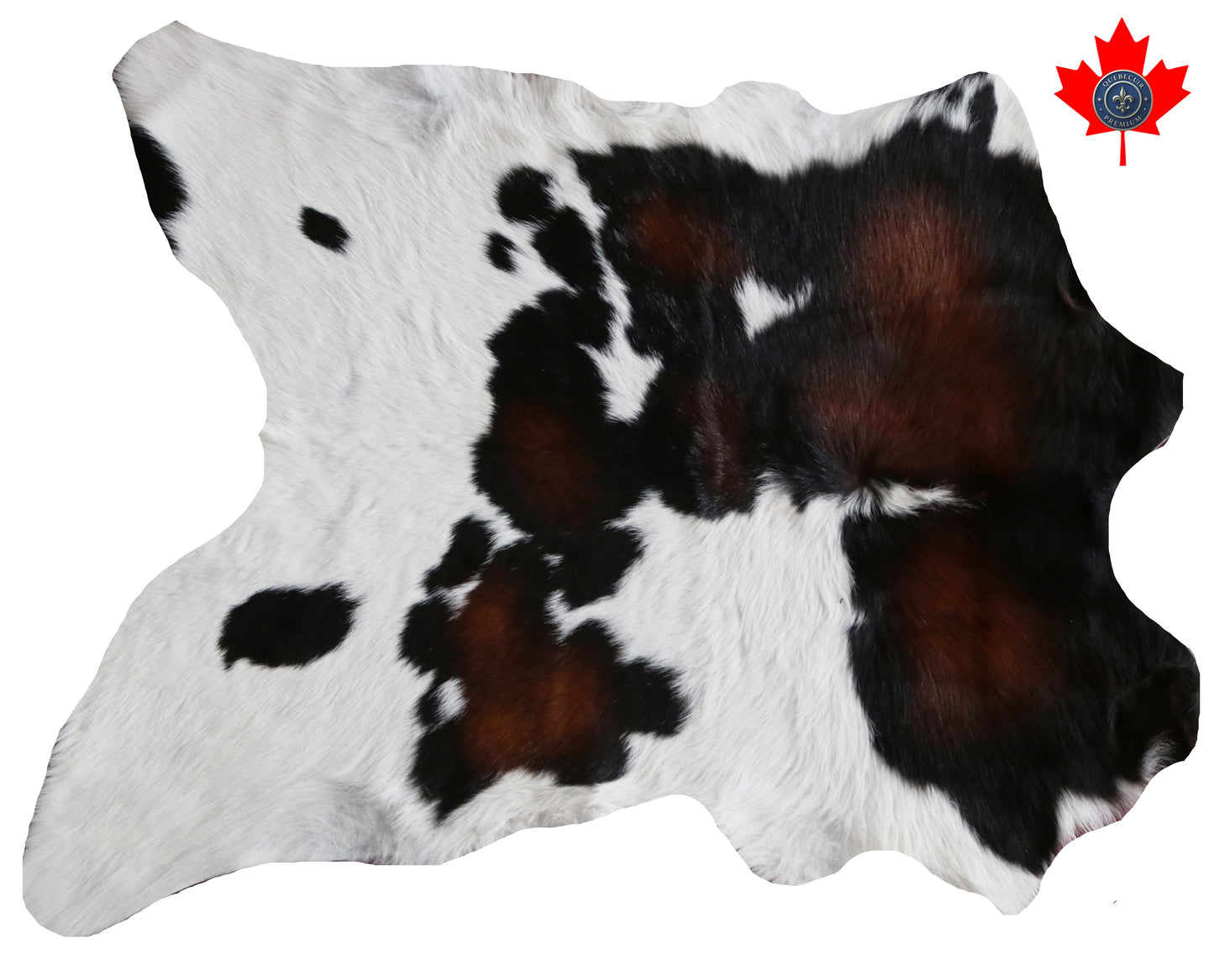 99932 Calfskin Tapis peau de veau TRICOLOR  Collection Quebecuir Premium