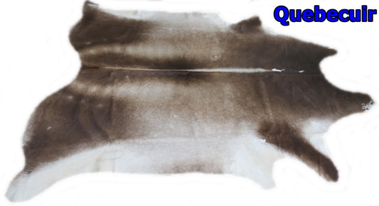 98358 - Cowhide Rug Tapis Peau de Vache   BIG SIZE XXL BROWN   - Collection Quebecuir Premium