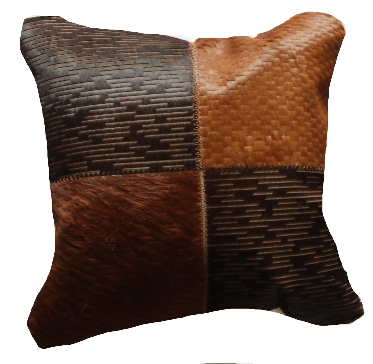 301044 Coussin Peau de Vache Cowhide Pillow Collection Quebecuir Premium