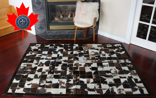 100003 Cowhide rug Patchwork Collection Quebecuir Premium