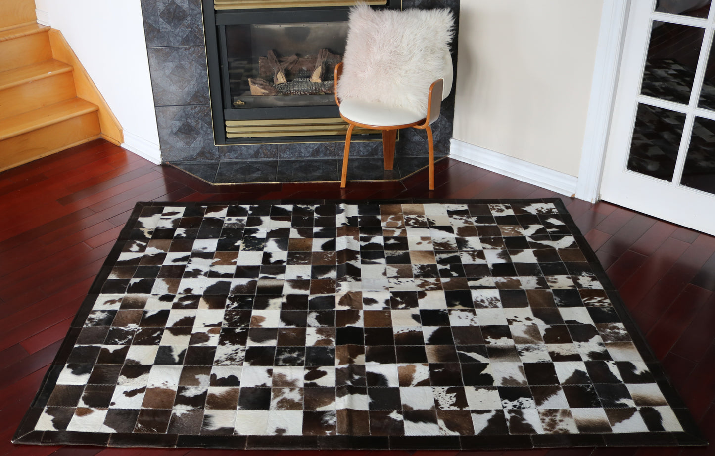 100003 Cowhide rug Patchwork Collection Quebecuir Premium