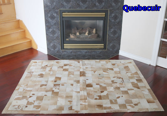 98086 Cowhide rug Tapis Peau de Vache PATCHWORK Collection Quebecuir Premium