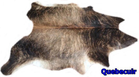 98422  - Cowhide Rug -BRINDLE  Collection Quebecuir Premium