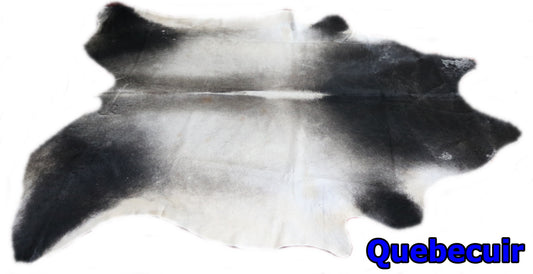 98423- Cowhide Rug GRIS GREY   BIG SIZE XXXL - Collection Quebecuir Premium