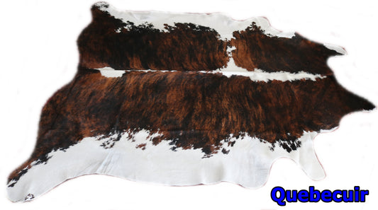 98424- Cowhide Rug TRICOLOR    BIG SIZE XXL - Collection Quebecuir Premium