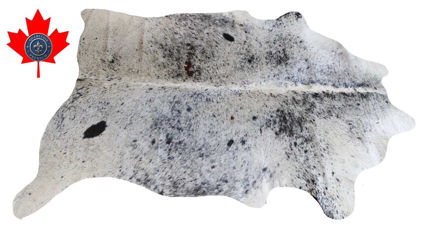 100031 Cowhide rug TRICOLOR   Collection Quebecuir Premium