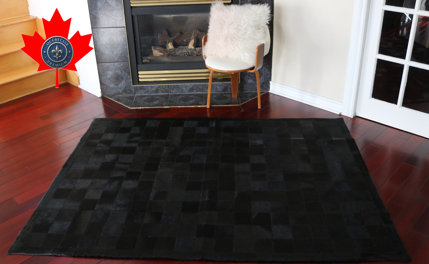 200577 Cowhide rug Patchwork Collection Quebecuir Premium