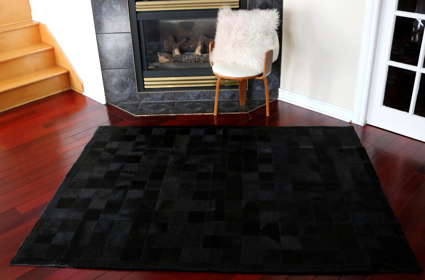 200577 Cowhide rug Patchwork Collection Quebecuir Premium
