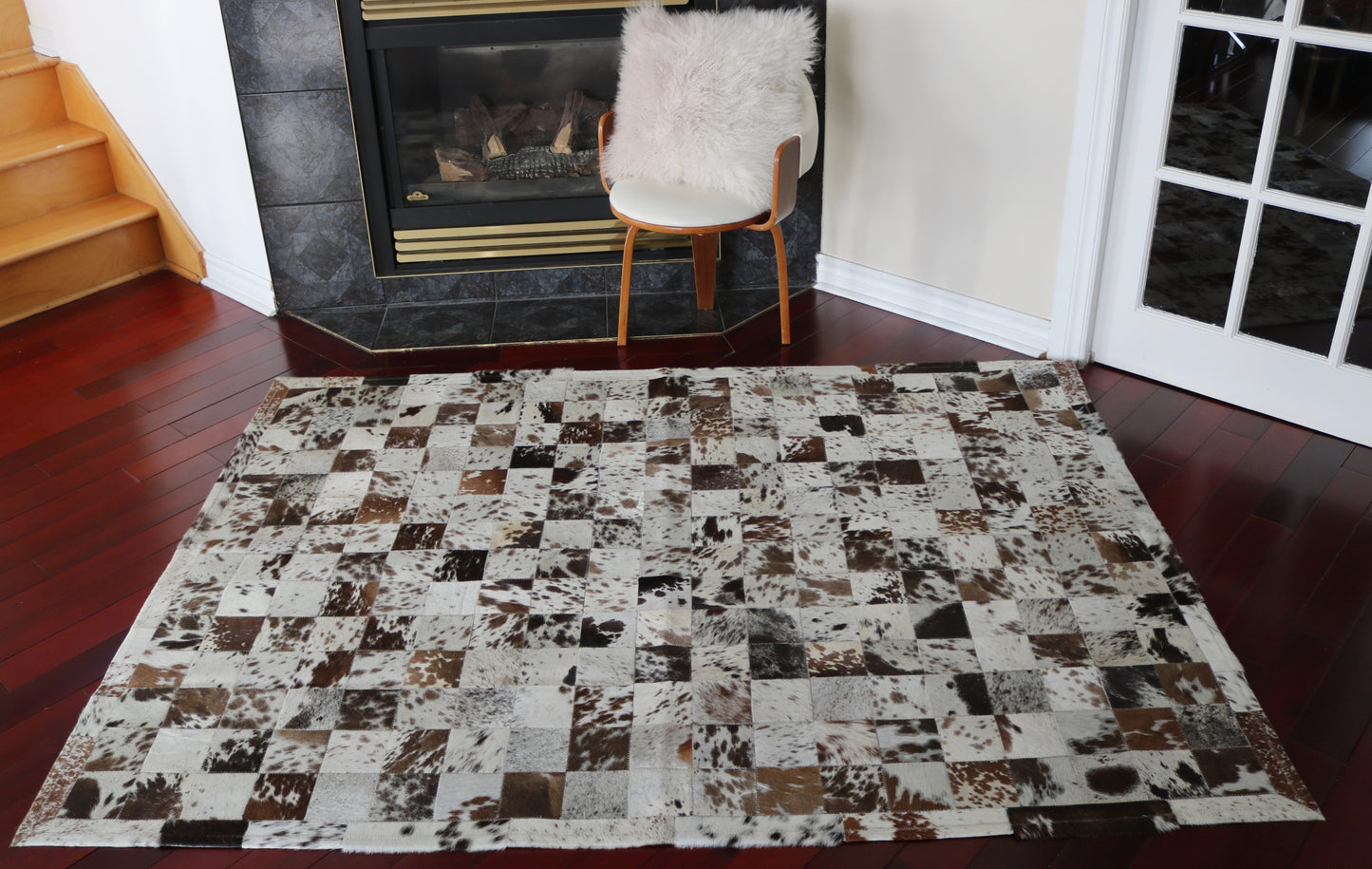 200578 Cowhide rug Patchwork Collection Quebecuir Premium
