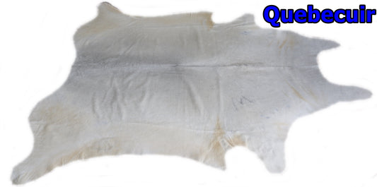 98488 - Cowhide Rug Tapis Peau de Vache  SUPER  BIG SIZE XXXL   GREY BEIGE - Collection Quebecuir Premium