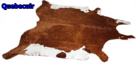 98489 - Cowhide Rug Tapis Peau de Vache  SUPER  BIG SIZE XXXL    - Collection Quebecuir Premium