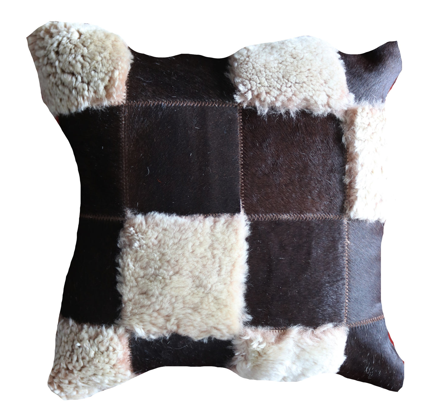 301050 Coussin Peau de Vache Cowhide Pillow Collection Quebecuir Premium