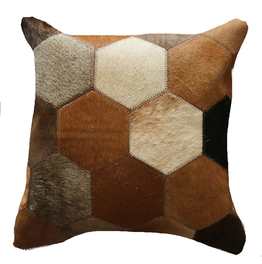 301057 Coussin Peau de Vache Cowhide Pillow Collection Quebecuir Premium