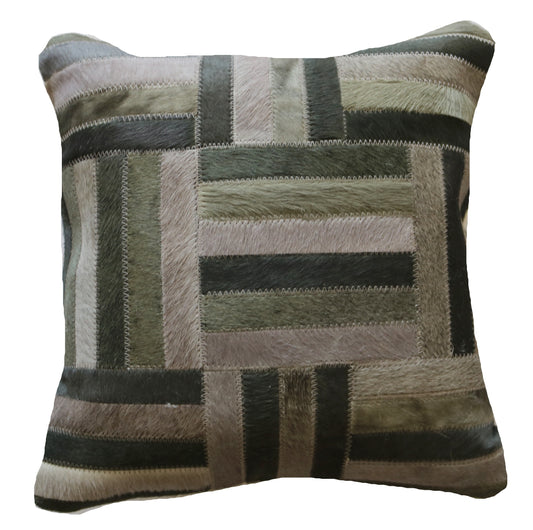 301060 Coussin Peau de Vache Cowhide Pillow Collection Quebecuir Premium