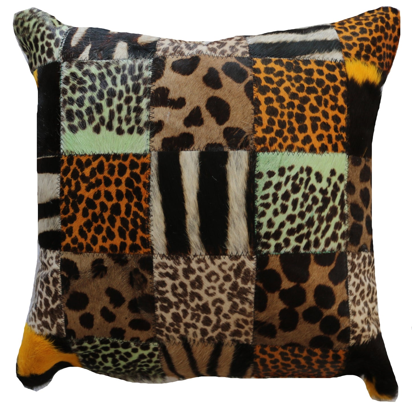 301076 Coussin Peau de Vache Cowhide Pillow Collection Quebecuir Premium