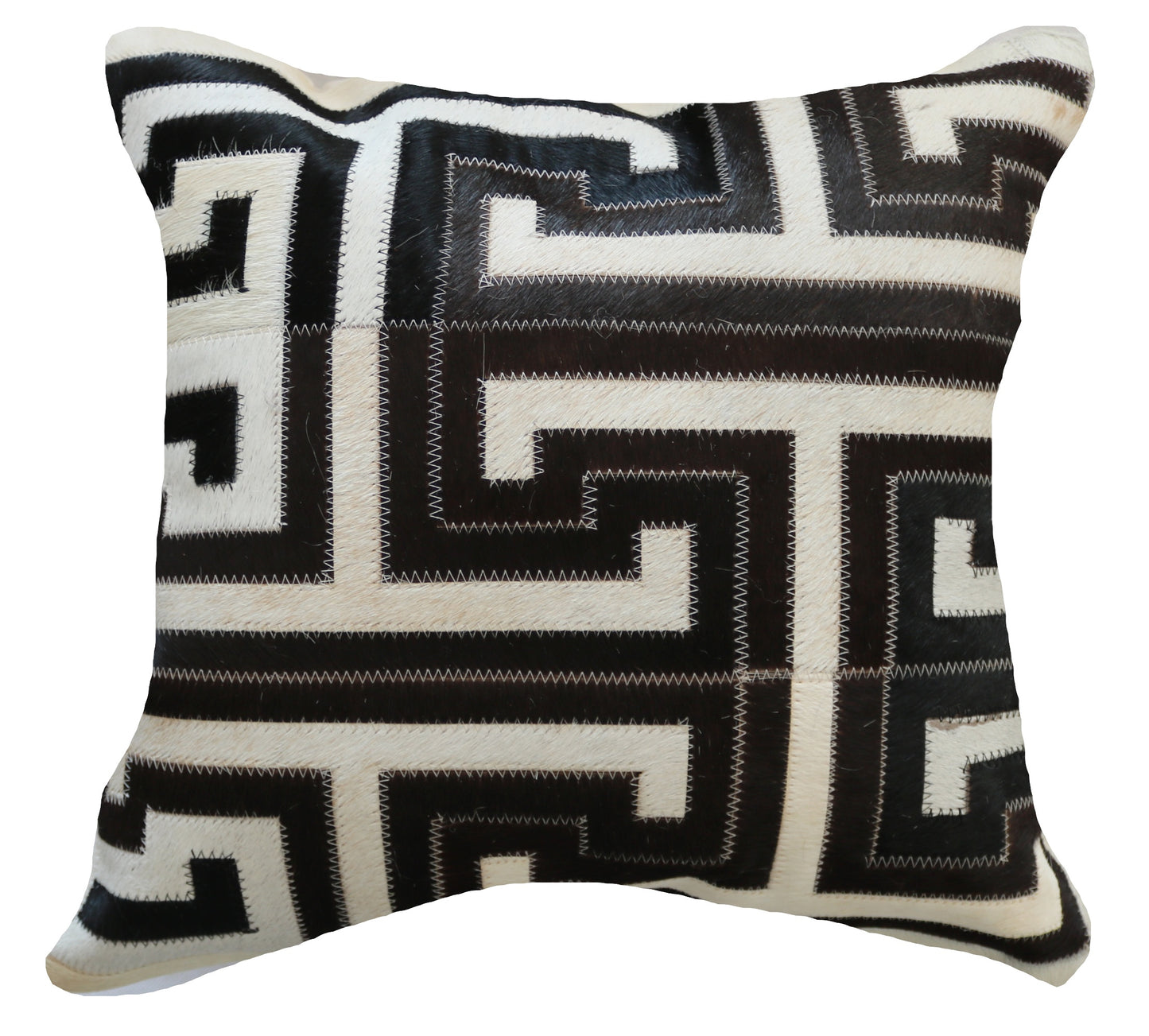 301078 Coussin Peau de Vache Cowhide Pillow Collection Quebecuir Premium