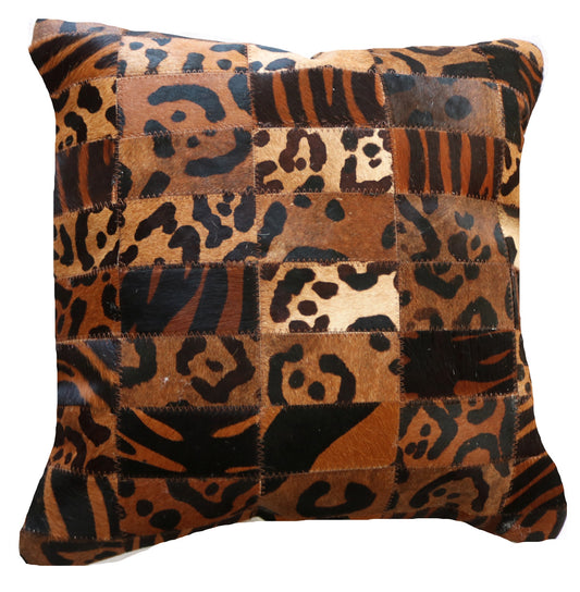 301081 Coussin Peau de Vache Cowhide Pillow Collection Quebecuir Premium