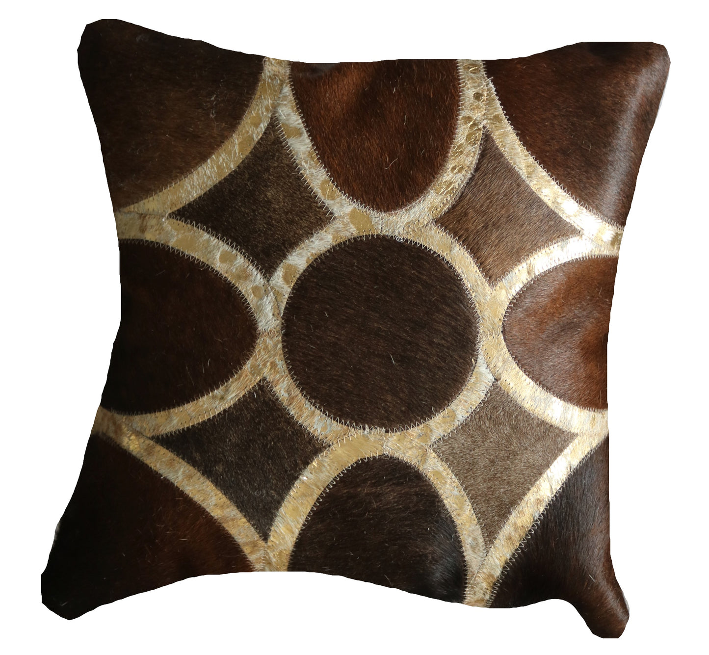 301088 Coussin Peau de Vache Cowhide Pillow Collection Quebecuir Premium