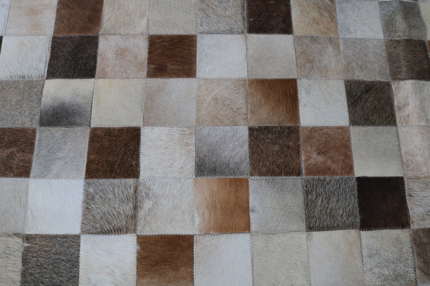 301134 Cowhide rug Patchwork Collection Quebecuir Premium