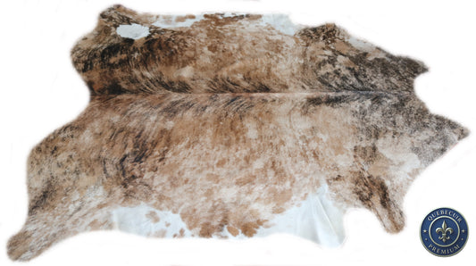98584 - Cowhide Rug Tapis Peau de Vache  BIG SIZE XXL  - Collection Quebecuir Premium