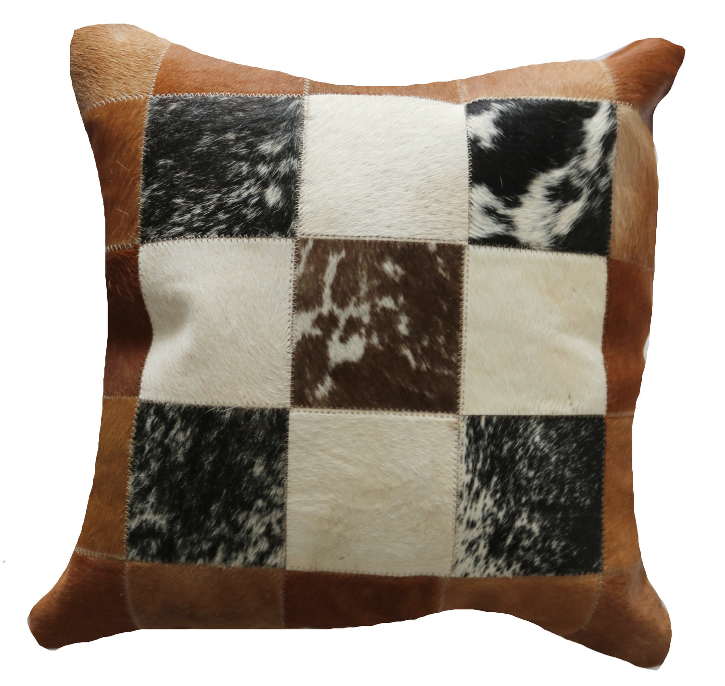 301149 Coussin Peau de Vache Cowhide Pillow Collection Quebecuir Premium
