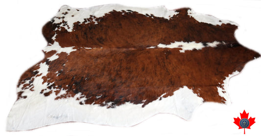98593 - Cowhide Rug Tapis Peau de Vache  SUPER  BIG SIZE XXXL    - Collection Quebecuir Premium