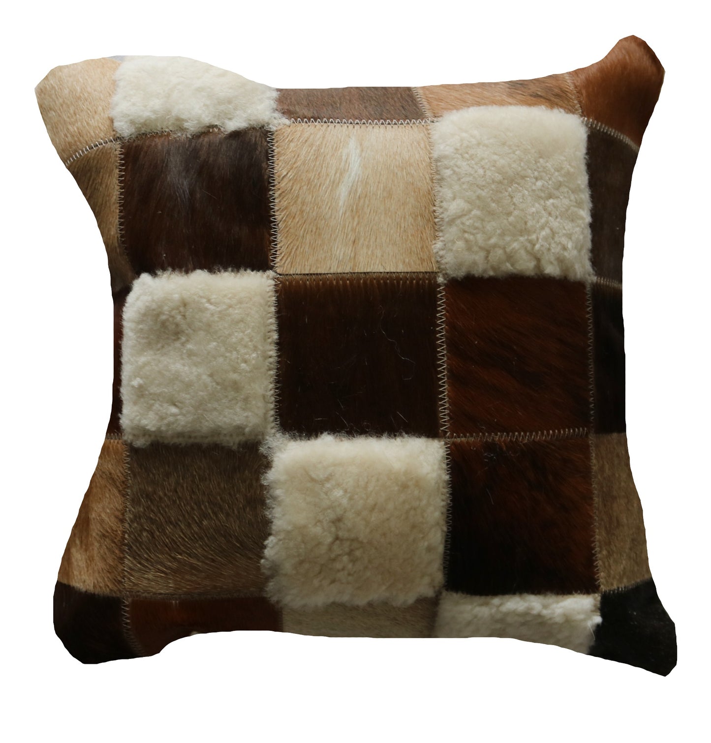 301167 Coussin Peau de Vache Cowhide Pillow Collection Quebecuir Premium