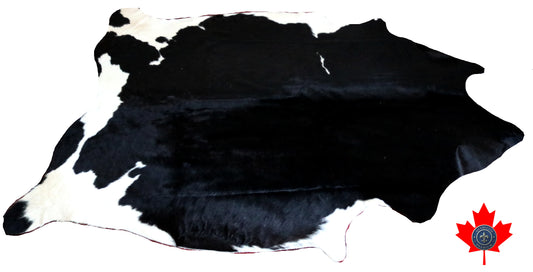 98603 - Cowhide Rug Tapis Peau de Vache    BIG SIZE XXL    - Collection Quebecuir Premium