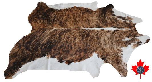 98612- Cowhide Rug Tapis Peau de Vache    BIG SIZE XXL    - Collection Quebecuir Premium