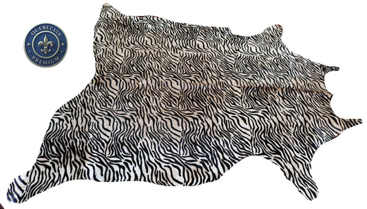 98632- Cowhide Rug Tapis Peau de Vache  - Collection Quebecuir Premium
