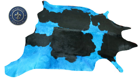98633 - Cowhide Rug Tapis Peau de Vache  DYED    - Collection Quebecuir Premium