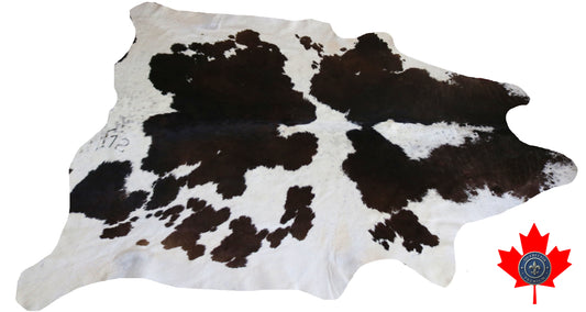 98651- Cowhide Rug Tapis Peau de Vache    BIG SIZE XXL     - Collection Quebecuir Premium