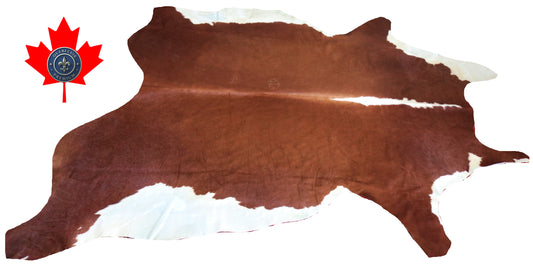 98653- Cowhide Rug Tapis Peau de Vache    BIG SIZE XXL     - Collection Quebecuir Premium
