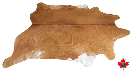 98664 - Cowhide Rug Tapis Peau de Vache    SUPER  BIG SIZE XXXL    - Collection Quebecuir Premium