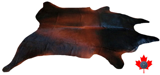 98665 - Cowhide Rug Tapis Peau de Vache    SUPER  BIG SIZE XXXL    - Collection Quebecuir Premium