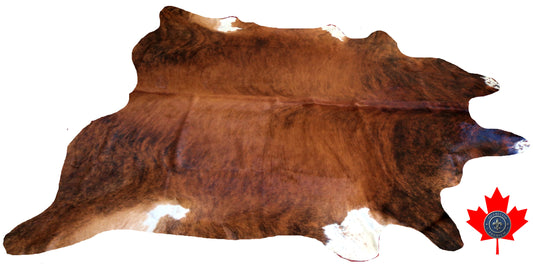 98669 - Cowhide Rug Tapis Peau de Vache    SUPER  BIG SIZE XXXL    - Collection Quebecuir Premium