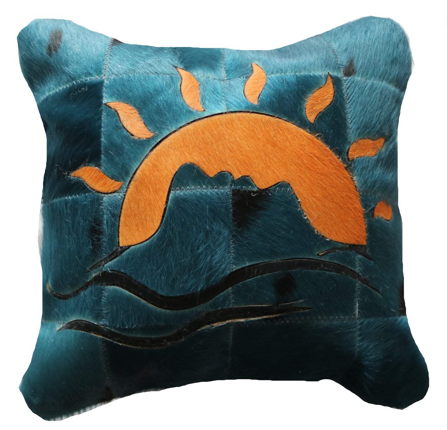 301243 Coussin Peau de Vache Cowhide Pillow Collection Quebecuir Premium